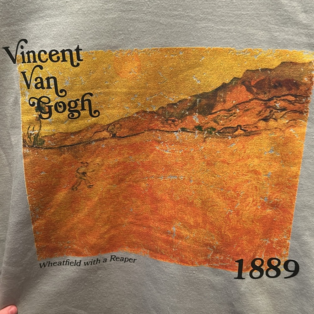 PRIMARK Van Gogh 1889 Fleecelined womens sweater 2XL NWT - Picture 2 of 7